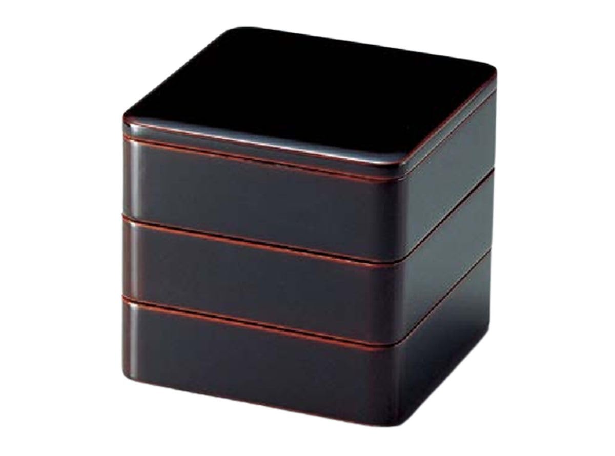 Bento Box for Picnics Made in Japan Wooden 65 Rounded Corners Box with Red Interior Lacquer Container J-kitchens (Bento Box) Three-Tier (1 Set) 19.8cm
Bento Box for Picnics Made in Japan Wooden 65 Rounded Corners Box with Red Interior Lacquer Container J-kitchens (Bento Box) Three-Tier (1 Set) 19.8cm