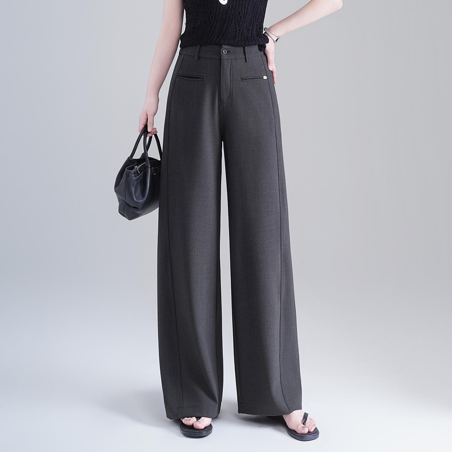 Spring 2026 Women s High-Waisted Wide-Leg Floor-Length Pants - Slimming, Casual, High-End Drape Design 3XL темно-серого
Spring 2026 Women s High-Waisted Wide-Leg Floor-Length Pants - Slimming, Casual, High-End Drape Design 3XL темно-серого