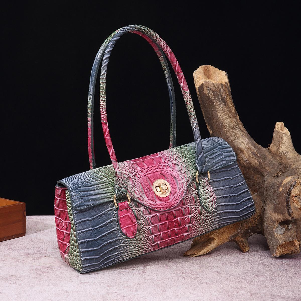 Portable Underarm Bag Stick Women s Bag Crocodile Pattern Brahman
Portable Underarm Bag Stick Women s Bag Crocodile Pattern Brahman