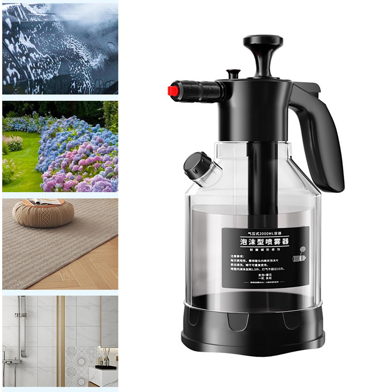 Ручной распылитель под давлением 2 л Многофункциональный пенный насосный распылитель для дома и автомобиля
Ручной распылитель под давлением 2 л Многофункциональный пенный насосный распылитель для дома и автомобиля