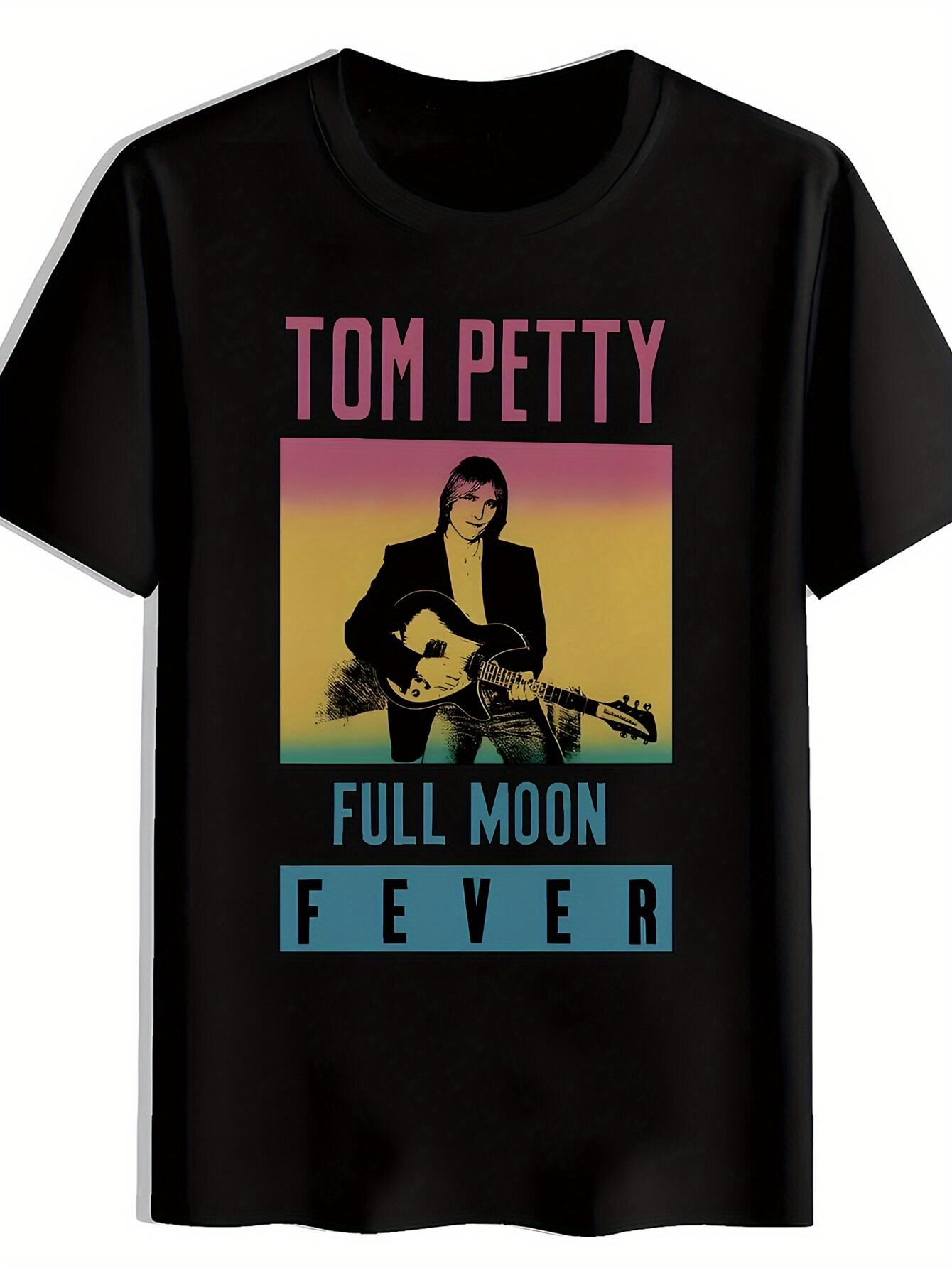 Vintage Rock Band Graphic T-shirt - Black Tee with Retro Guitarist Portrait - Soft Round Neck Short Sleeve Shirt for Concerts M
Vintage Rock Band Graphic T-shirt - Black Tee with Retro Guitarist Portrait - Soft Round Neck Short Sleeve Shirt for Concerts M