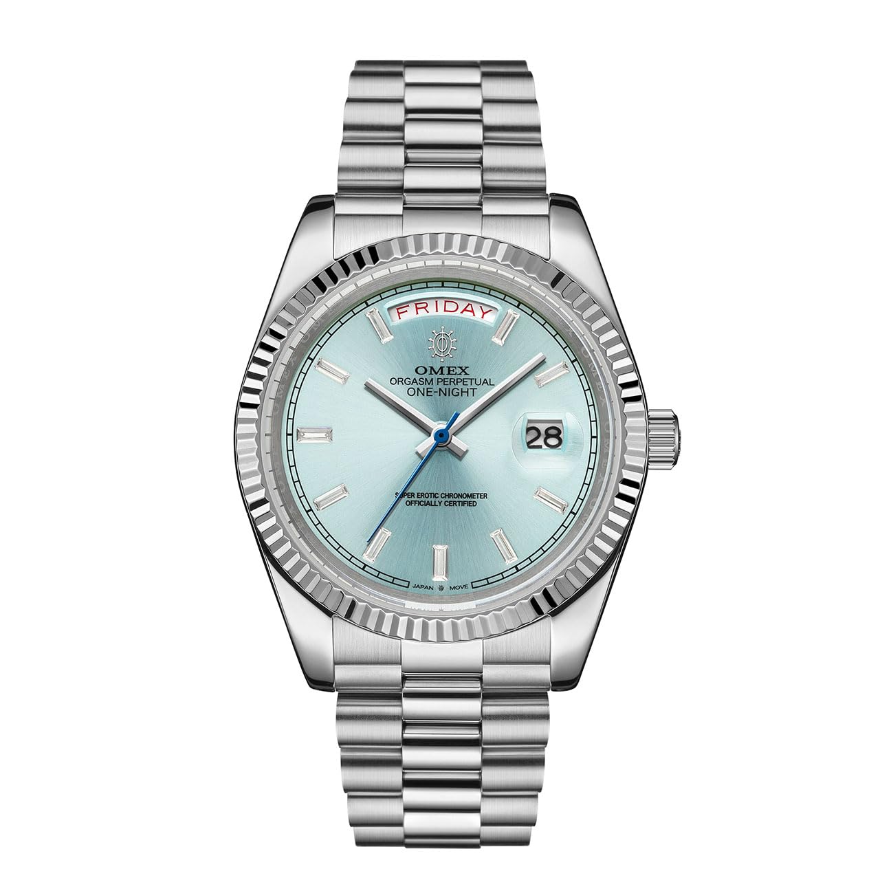 OMEX omeco watch omeco watch homage watch made in Japan movement luxury watch x ice ONE-NIGHT (silver blue)
OMEX omeco watch omeco watch homage watch made in Japan movement luxury watch x ice ONE-NIGHT (silver blue)
