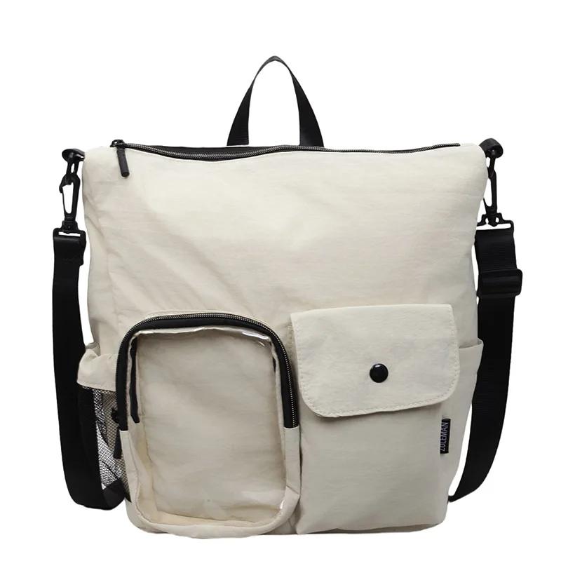 New Large Capacity Zipper Solid Color Nyl Crossbody Bags 2026 High Quality Interior Zipper Pocket Softback Backpacks for Women білий
New Large Capacity Zipper Solid Color Nyl Crossbody Bags 2026 High Quality Interior Zipper Pocket Softback Backpacks for Women білий