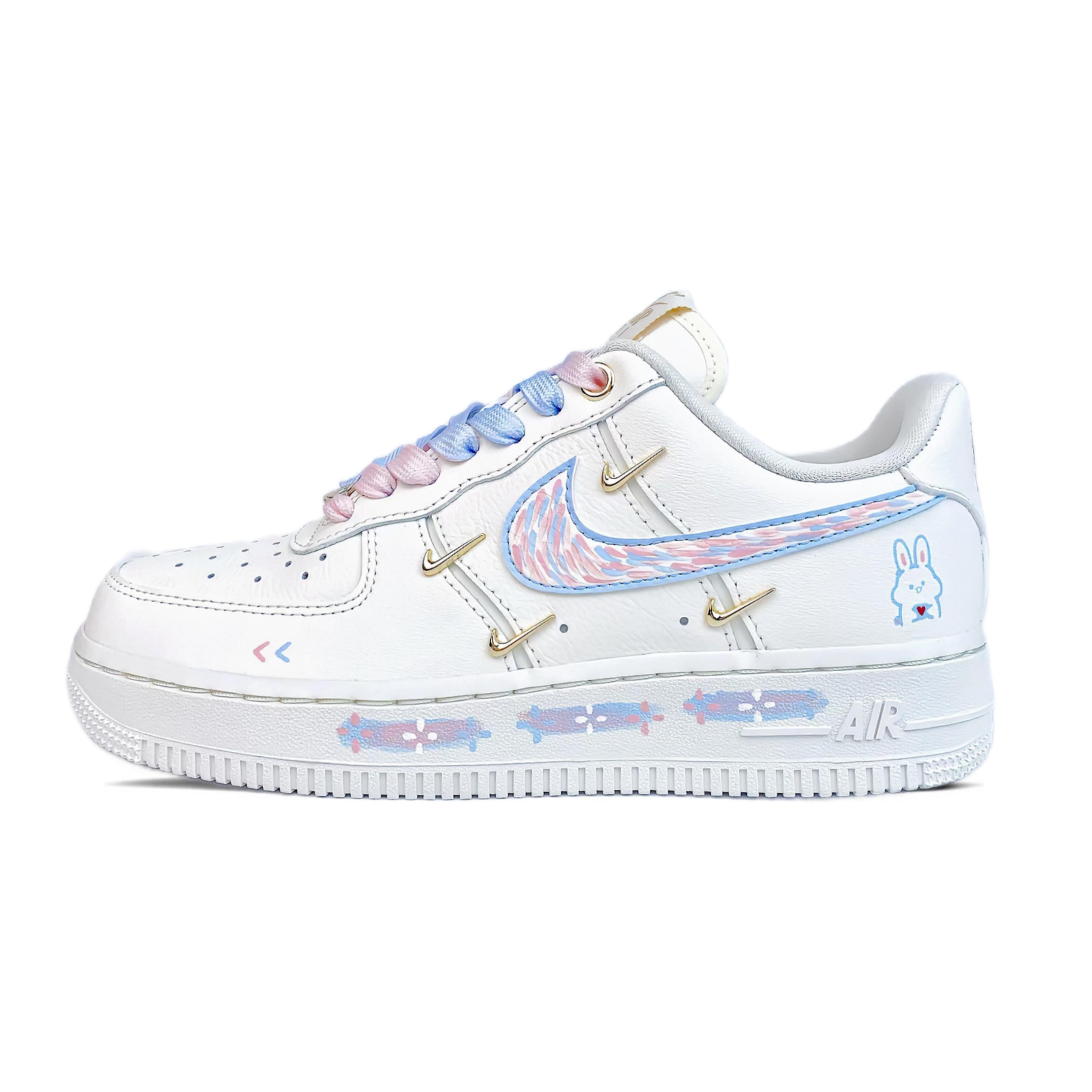 Nike Air Force 1 Leather Abrasion Resistant Abrasion Resistant Low top Skateboard Shoes Women s White Pink Blue FV3654-111(Team74-) 40
Nike Air Force 1 Leather Abrasion Resistant Abrasion Resistant Low top Skateboard Shoes Women s White Pink Blue FV3654-111(Team74-) 40