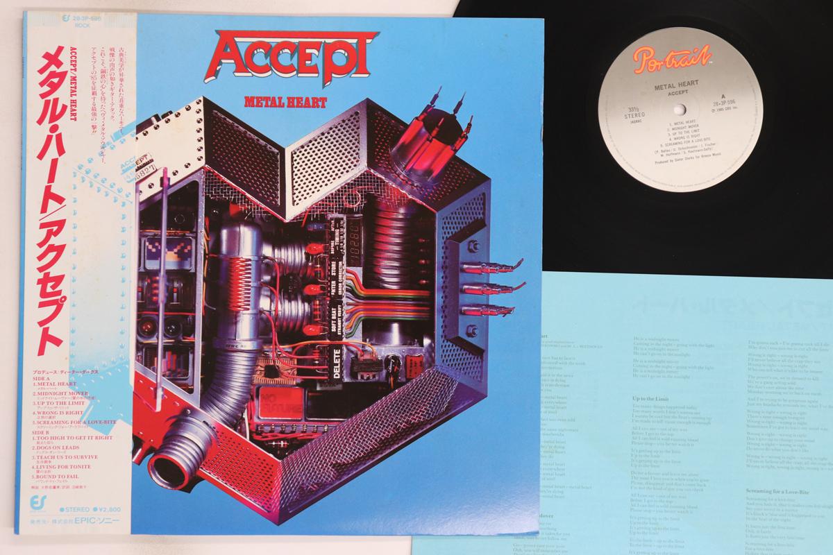 LP Пластинка ACCEPT - Metal Heart 283P596 PORTRAIT 1985 Япония Оби Металл Б/У
LP Пластинка ACCEPT - Metal Heart 283P596 PORTRAIT 1985 Япония Оби Металл Б/У