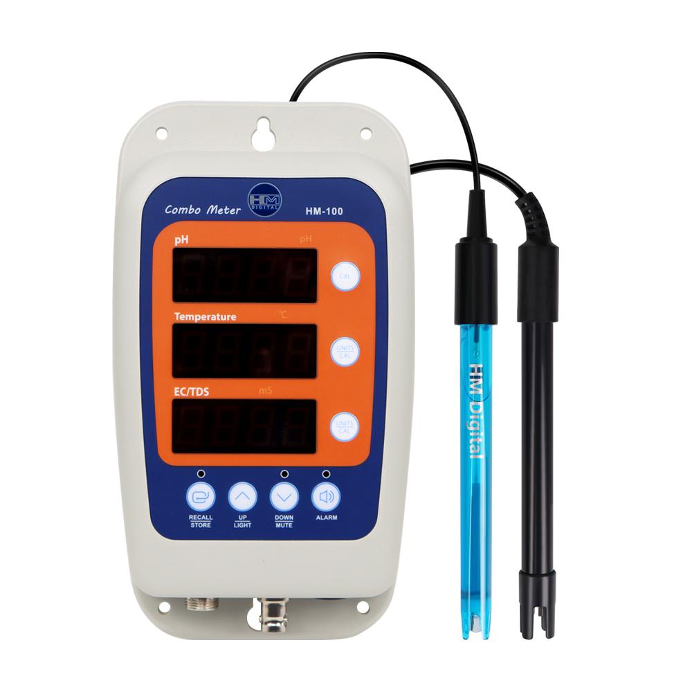 HM-100 4 in 1 Digital Water Quality Tester Professional PH Meter EC TDS Temp Monitor Water Detector for Hydroponics Fish Tank
HM-100 4 in 1 Digital Water Quality Tester Professional PH Meter EC TDS Temp Monitor Water Detector for Hydroponics Fish Tank