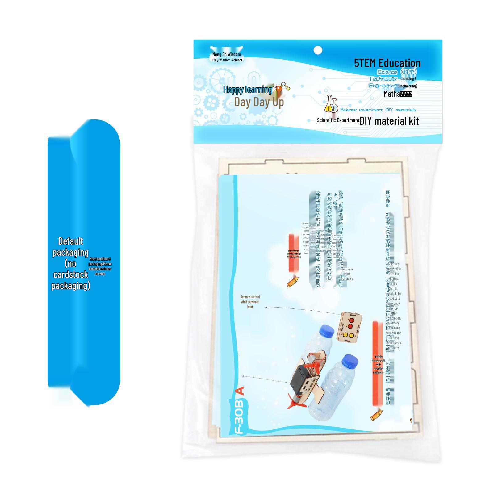DIY Wind-Powered Remote Control Boat Kit for Primary & Secondary School Science Experiments
DIY Wind-Powered Remote Control Boat Kit for Primary & Secondary School Science Experiments