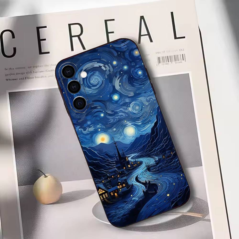 Art Van Gogh Starry sky Phone Case For Samsung Galaxy A73,A72,A71,A70,A53,A52,A51,Soft Silicone Black Cover Samsung a20s
Art Van Gogh Starry sky Phone Case For Samsung Galaxy A73,A72,A71,A70,A53,A52,A51,Soft Silicone Black Cover Samsung a20s