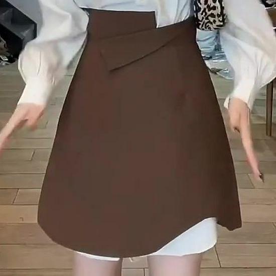 Women s Trendy Spring & Summer Two-Piece: Shirt Dress & Irregular Short Skirt Set S (Recommended 80-95 jin)
Women s Trendy Spring & Summer Two-Piece: Shirt Dress & Irregular Short Skirt Set S (Recommended 80-95 jin)