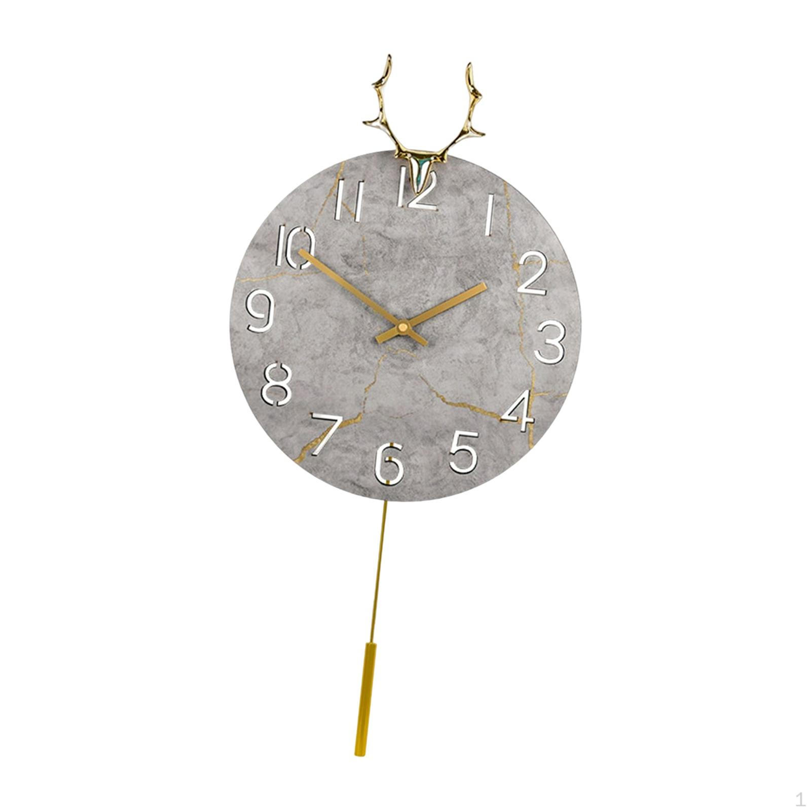 Clock Deer Head Sculpture 12inch Battery Operated Decorative Nonticking European Pendulum for сірий
Clock Deer Head Sculpture 12inch Battery Operated Decorative Nonticking European Pendulum for сірий