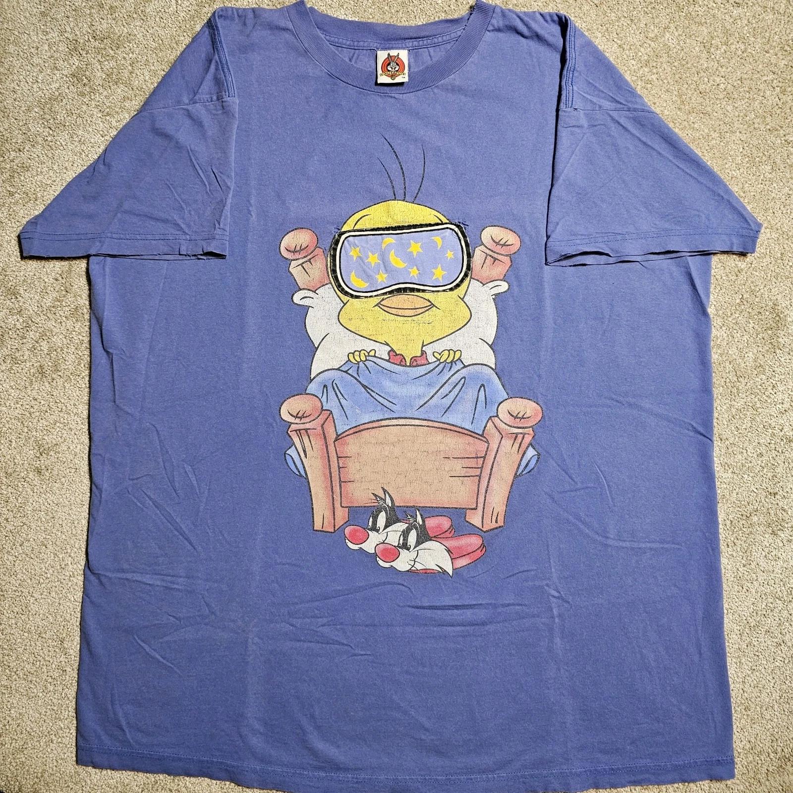 Vintage 90s Tweety Bird Pajama T-shirt Mens 2XL Cute Y2k Ironic Oversized Grunge L
Vintage 90s Tweety Bird Pajama T-shirt Mens 2XL Cute Y2k Ironic Oversized Grunge L
