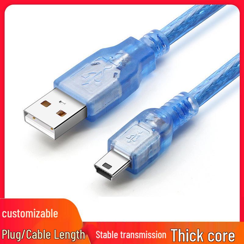 0.3-10m Transparent Blue Mini USB Data Cable for Android, T-Type 5P, Braided Shielding 0.3m
0.3-10m Transparent Blue Mini USB Data Cable for Android, T-Type 5P, Braided Shielding 0.3m