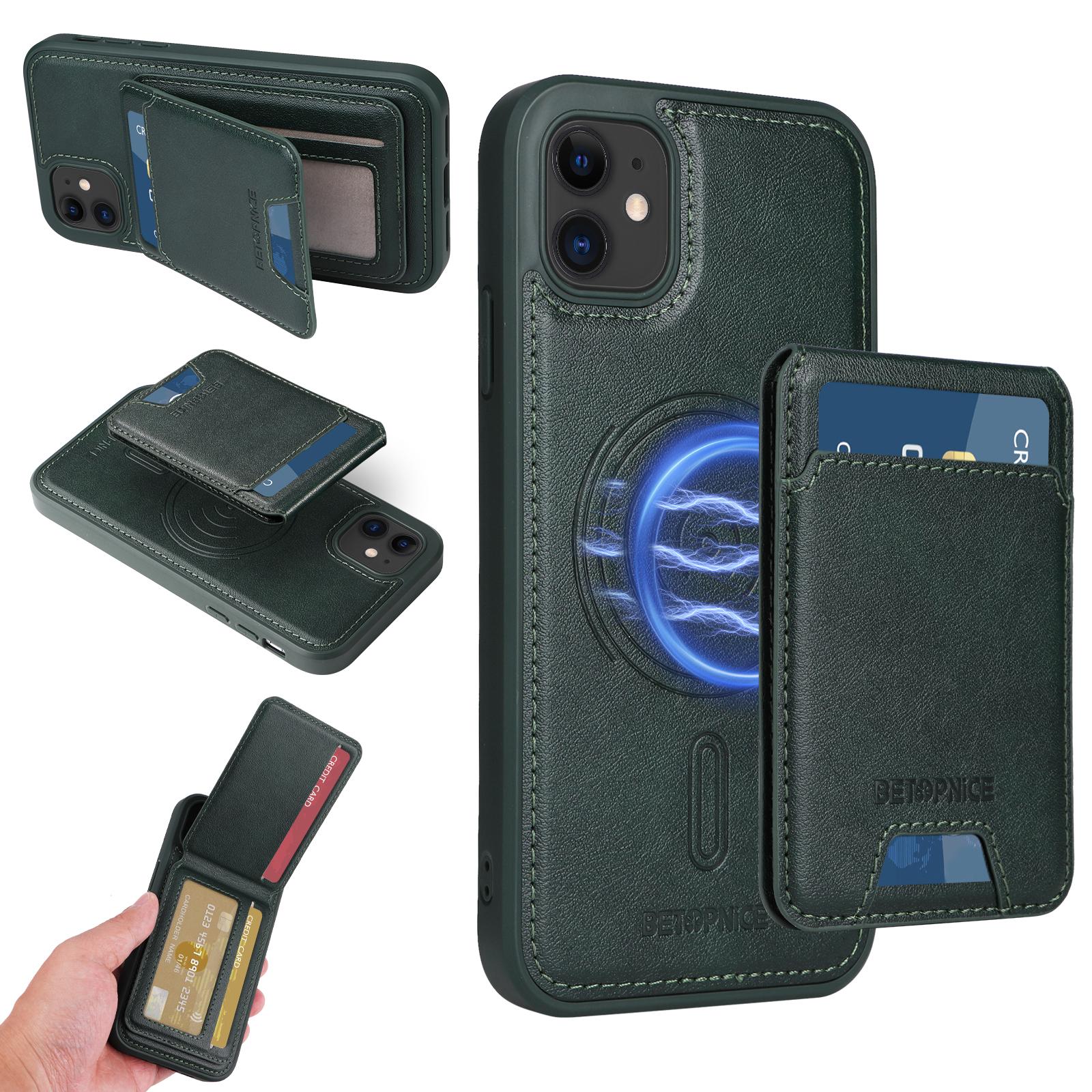 Для iPhone 11 Магнітний чохол BETOPNICE зі шкіри з блокуванням RFID, задня кришка для телефону зі знімним гаманцем для карток D
Для iPhone 11 Магнітний чохол BETOPNICE зі шкіри з блокуванням RFID, задня кришка для телефону зі знімним гаманцем для карток D