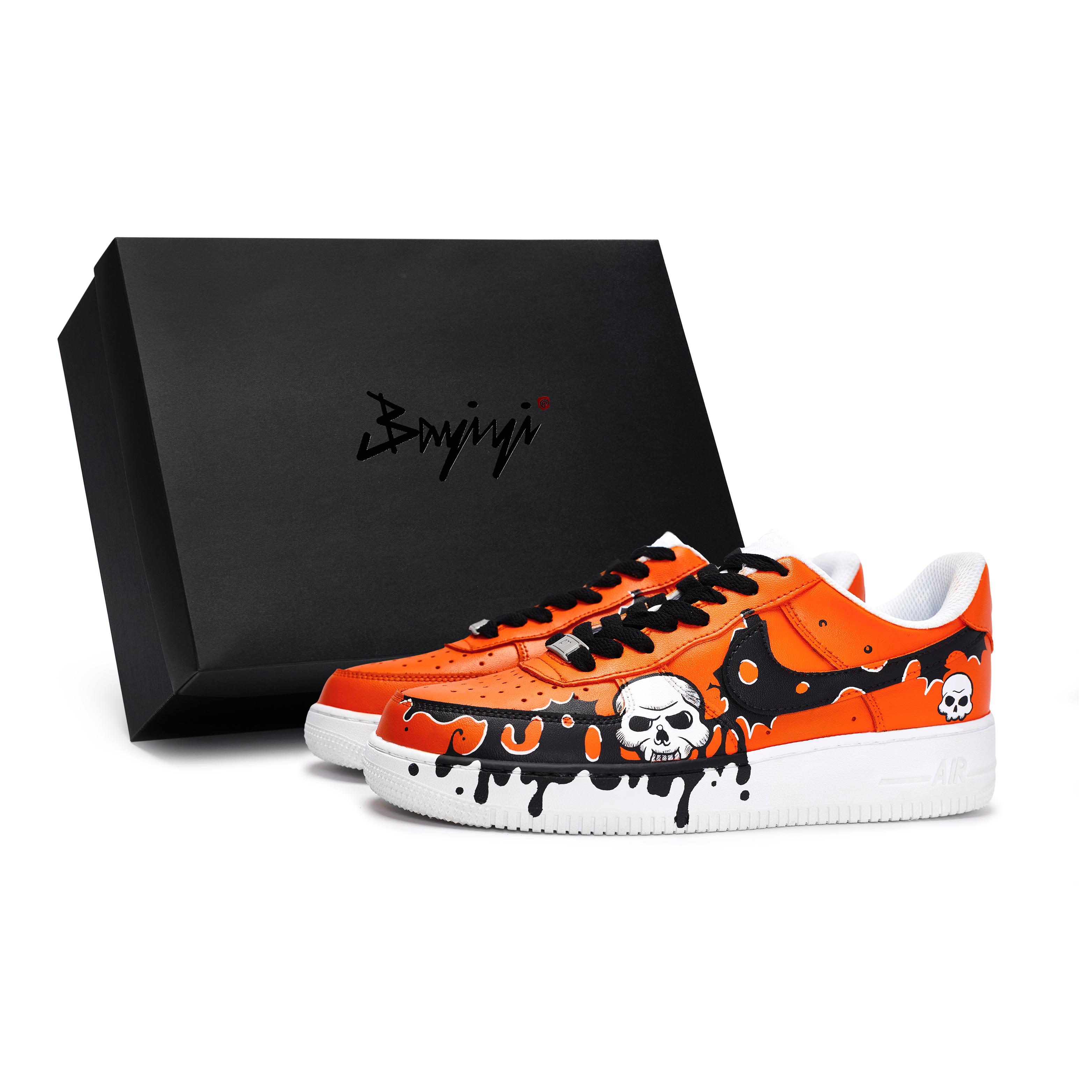 Nike Air Force 1 Slip Resistant Abrasion Resistant Low top Skateboard Shoes Unisex Black White Orange CW2288-111(Team80-S-BOX) 43
Nike Air Force 1 Slip Resistant Abrasion Resistant Low top Skateboard Shoes Unisex Black White Orange CW2288-111(Team80-S-BOX) 43