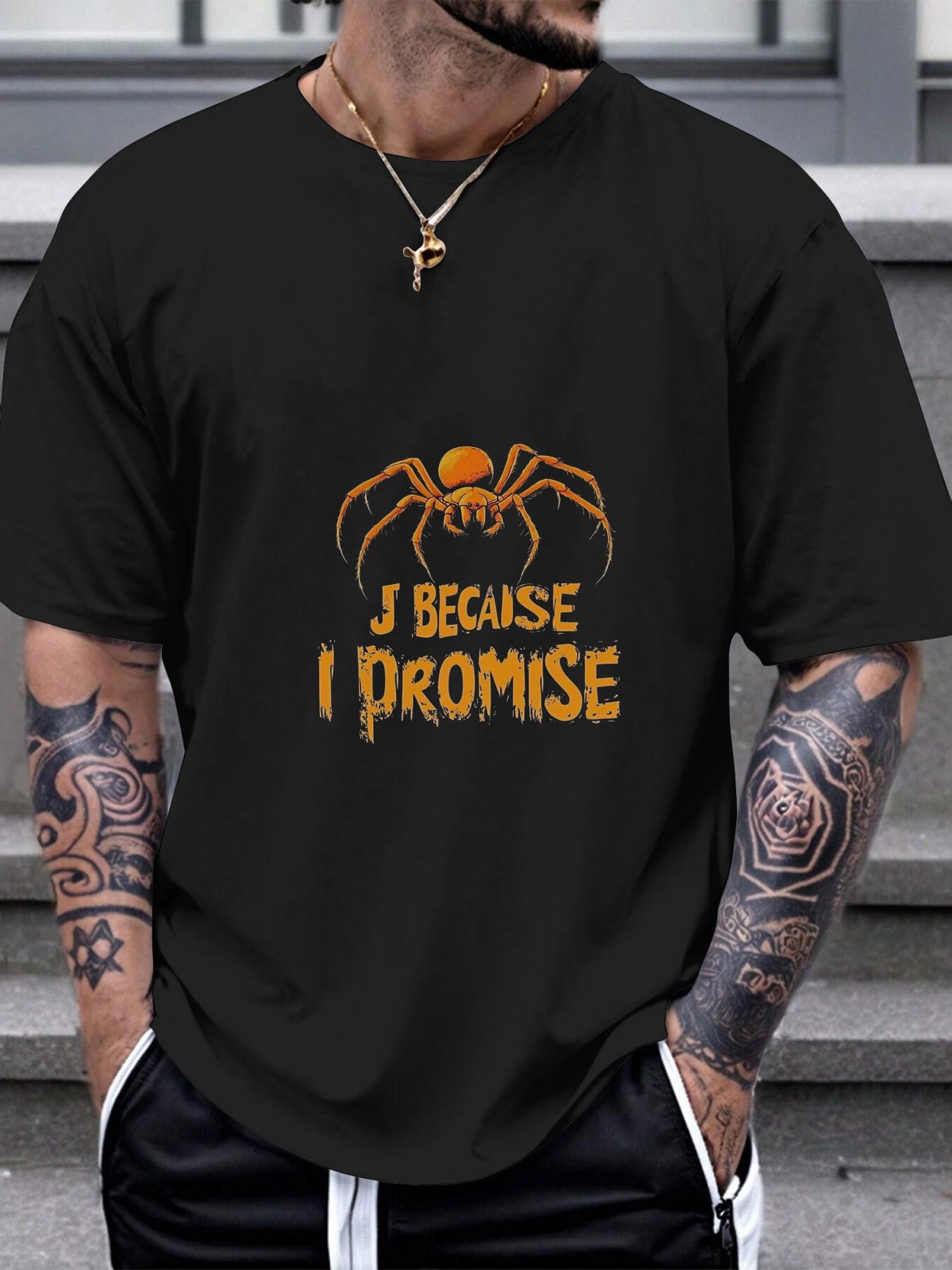 Spider Graphic & Bold Lettering T-shirt - 180g Cotton Crew Neck Short Sleeve XXXL
Spider Graphic & Bold Lettering T-shirt - 180g Cotton Crew Neck Short Sleeve XXXL