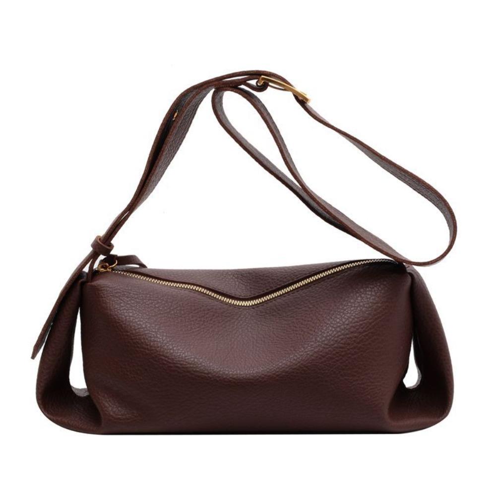 New Soft PU Leather Bucket Bag Large Capacity Lichee Pattern Crossbody Bag Solid Color Zipper Pillow Bag Women
New Soft PU Leather Bucket Bag Large Capacity Lichee Pattern Crossbody Bag Solid Color Zipper Pillow Bag Women