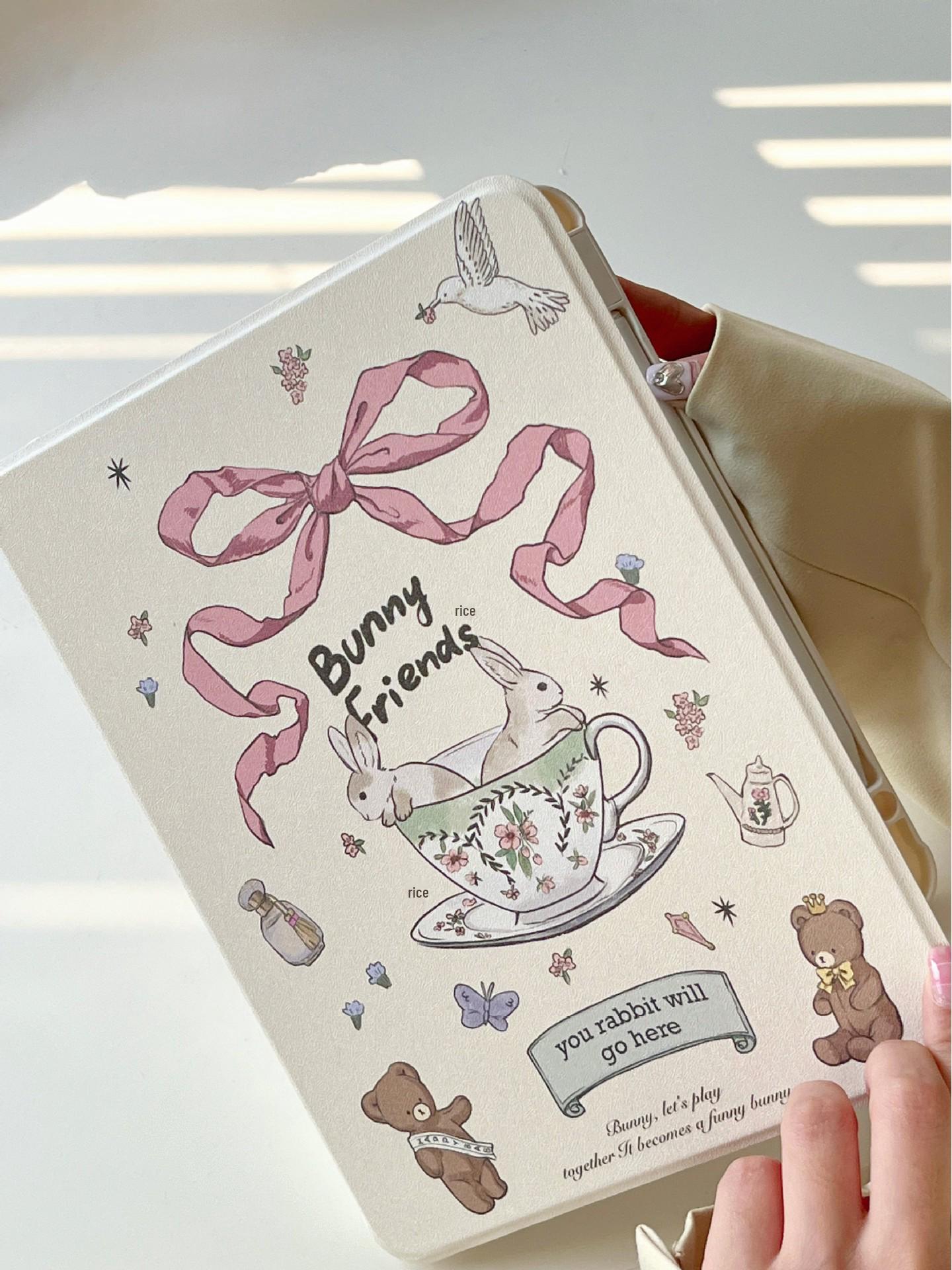 Rotating Bowknot Rabbit Case for iPad Pro 2021 & iPad Mini 6. iPad mini 6th/7th Gen (8.3-inch)
Rotating Bowknot Rabbit Case for iPad Pro 2021 & iPad Mini 6. iPad mini 6th/7th Gen (8.3-inch)