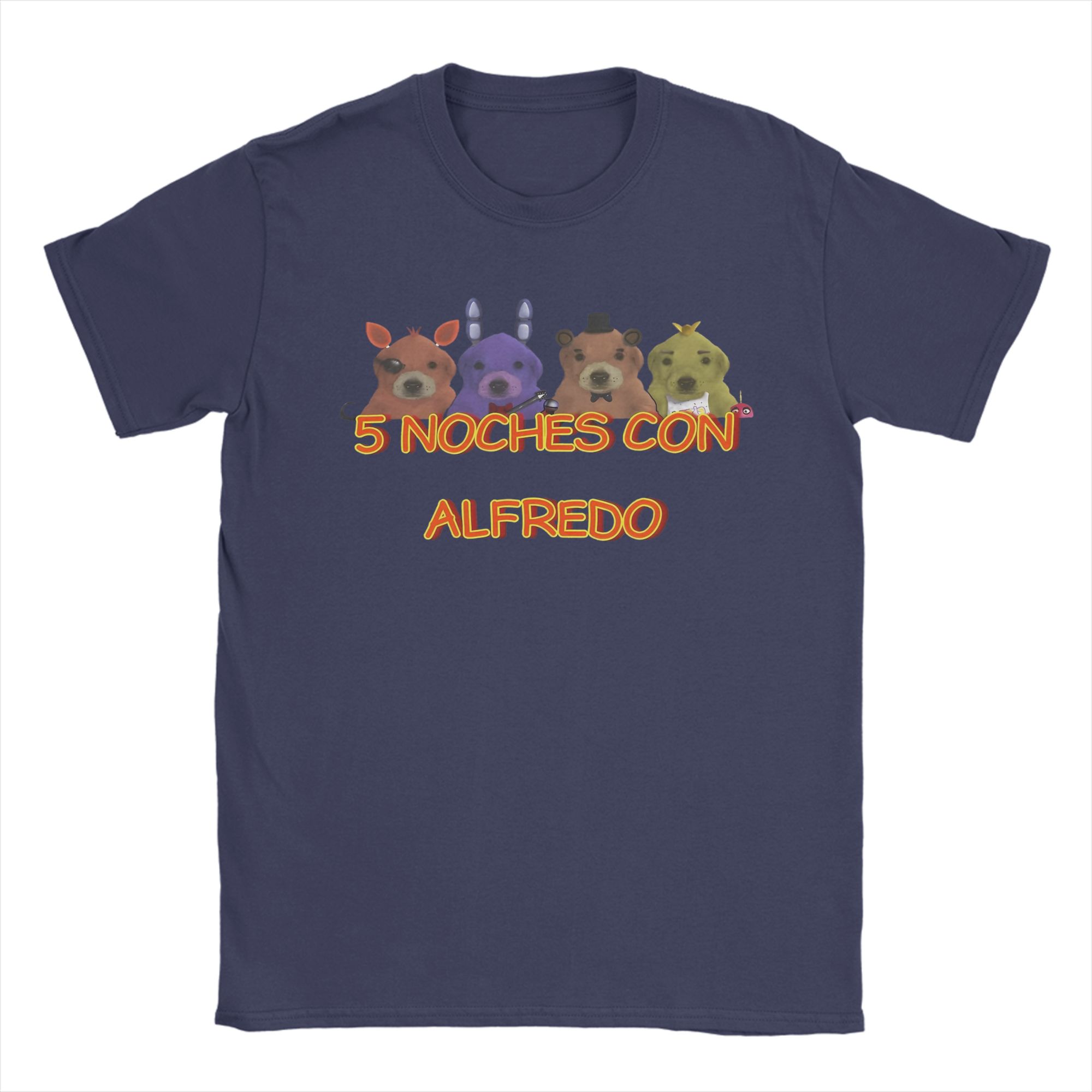 5 Noche Con Alfredo Freddyed Bonnie Game T Shirts Mens Cotton Casual TShirt Crew Neck Tees Short Sleeve Clothes Gift Idea 3XL
5 Noche Con Alfredo Freddyed Bonnie Game T Shirts Mens Cotton Casual TShirt Crew Neck Tees Short Sleeve Clothes Gift Idea 3XL