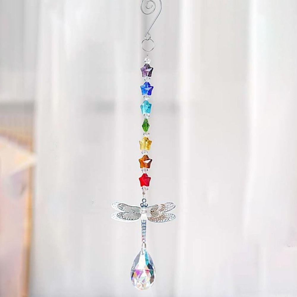 Colorful Handmade Crystal Wind Chime Exquisite Unique Butterfly Prism Pendant DIY Window Hanging Suncatchers Home
Colorful Handmade Crystal Wind Chime Exquisite Unique Butterfly Prism Pendant DIY Window Hanging Suncatchers Home