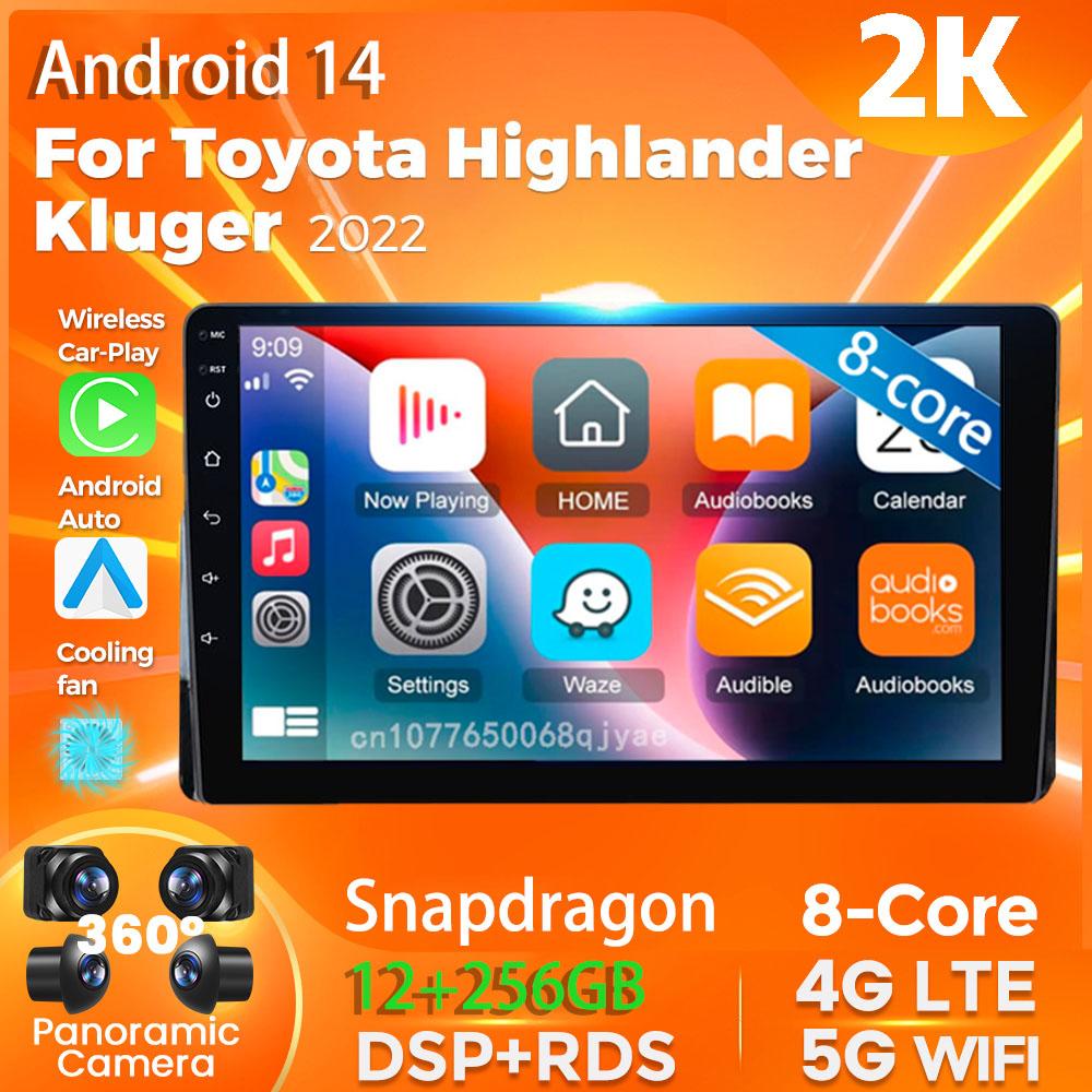 Android 14 Carplay Auto для Toyota Highlander Kluger 2022 Автомобильное радио 4G+WIFI Плеер Мультимедиа стерео 360 Камера Навигация Видео
Android 14 Carplay Auto для Toyota Highlander Kluger 2022 Автомобильное радио 4G+WIFI Плеер Мультимедиа стерео 360 Камера Навигация Видео