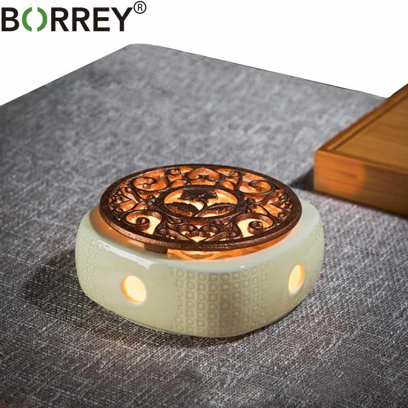 Керамическая грелка для чая и кофе BORREY, портативная нагревательная основа, подставка для чайника, подсвечник, изоляционная основа для чайника, чайные аксессуары
Керамическая грелка для чая и кофе BORREY, портативная нагревательная основа, подставка для чайника, подсвечник, изоляционная основа для чайника, чайные аксессуары