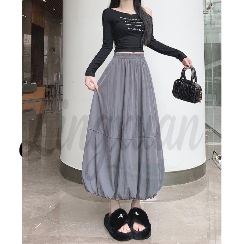 Plus Size A-line High Waist Bud Skirt - Solid Color, Long, Versatile, Slimming, Spring/Summer Design for Women 2XL Plus Size
Plus Size A-line High Waist Bud Skirt - Solid Color, Long, Versatile, Slimming, Spring/Summer Design for Women 2XL Plus Size