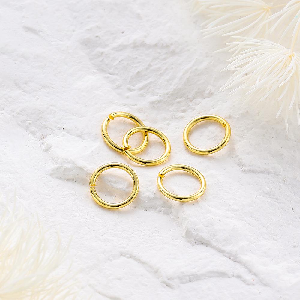 14K Gold-Filled Open Jump Ring, Copper Plated, 18K Color Retention, Flat Design, Five Color Options - Ideal for DIY Necklace & Bracelet Accessories. 200 pcs, 0.5*3mm, 5g
14K Gold-Filled Open Jump Ring, Copper Plated, 18K Color Retention, Flat Design, Five Color Options - Ideal for DIY Necklace & Bracelet Accessories. 200 pcs, 0.5*3mm, 5g