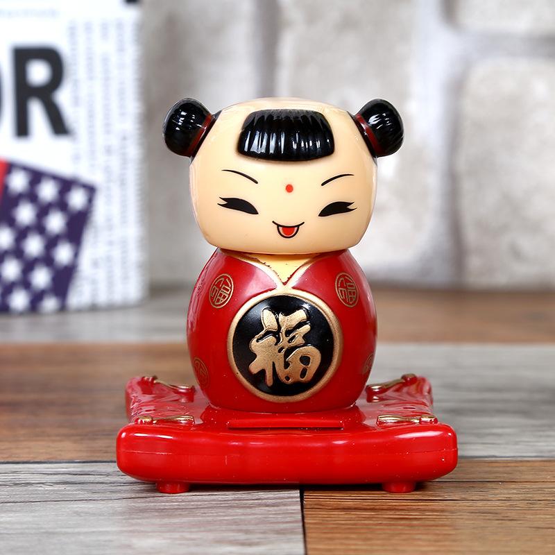 Новогодняя кукла-кивок, автомобиль, золотой мальчик и нефритовая девочка, украшение, солнечная энергия, вечно движущаяся качающаяся голова, малышка Фува
Новогодняя кукла-кивок, автомобиль, золотой мальчик и нефритовая девочка, украшение, солнечная энергия, вечно движущаяся качающаяся голова, малышка Фува