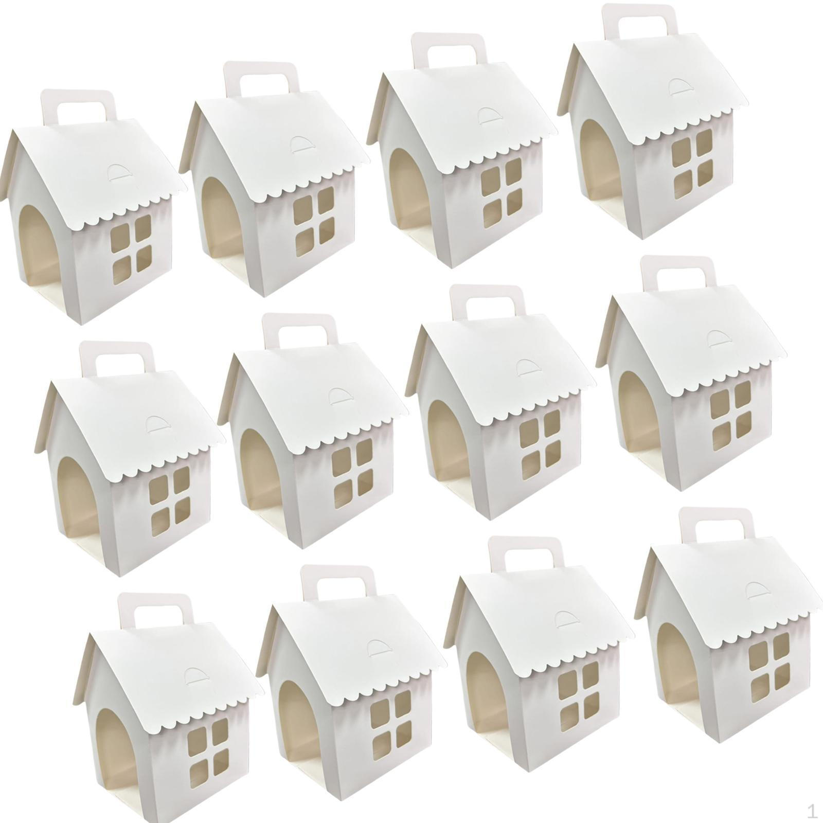 12 Decorative Doghouse Shaped Gift Boxes with Handle, Ideal for Gifts And Graduations. Style A
12 Decorative Doghouse Shaped Gift Boxes with Handle, Ideal for Gifts And Graduations. Style A