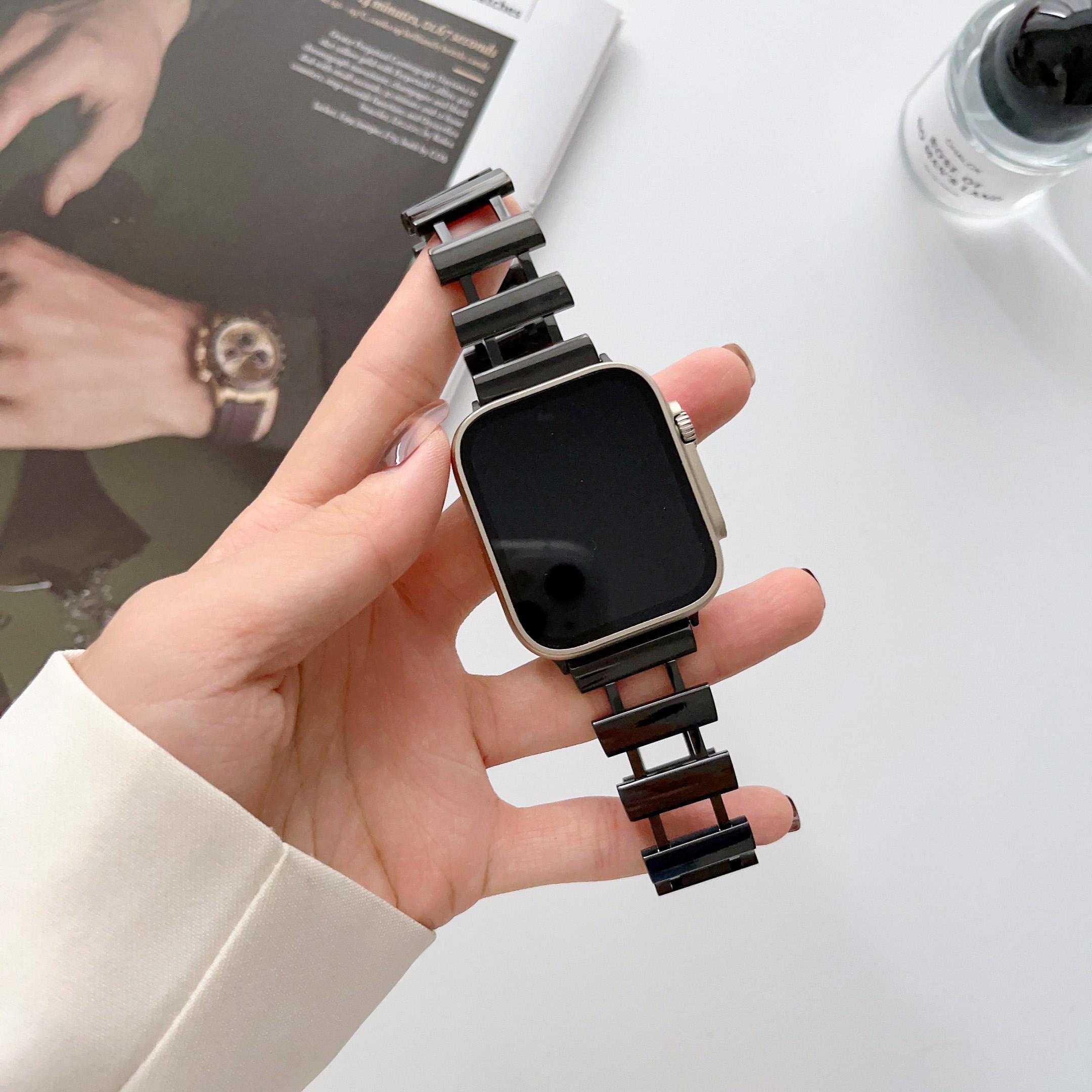 Ремешок из нержавеющей стали для iWatch 6 SE, 40 мм, 44 мм, тонкий металлический браслет-ремешок для iWatch Series 5/4/3/2, 38 мм, 42 мм 38/40/41/mm чёрный
Ремешок из нержавеющей стали для iWatch 6 SE, 40 мм, 44 мм, тонкий металлический браслет-ремешок для iWatch Series 5/4/3/2, 38 мм, 42 мм 38/40/41/mm чёрный