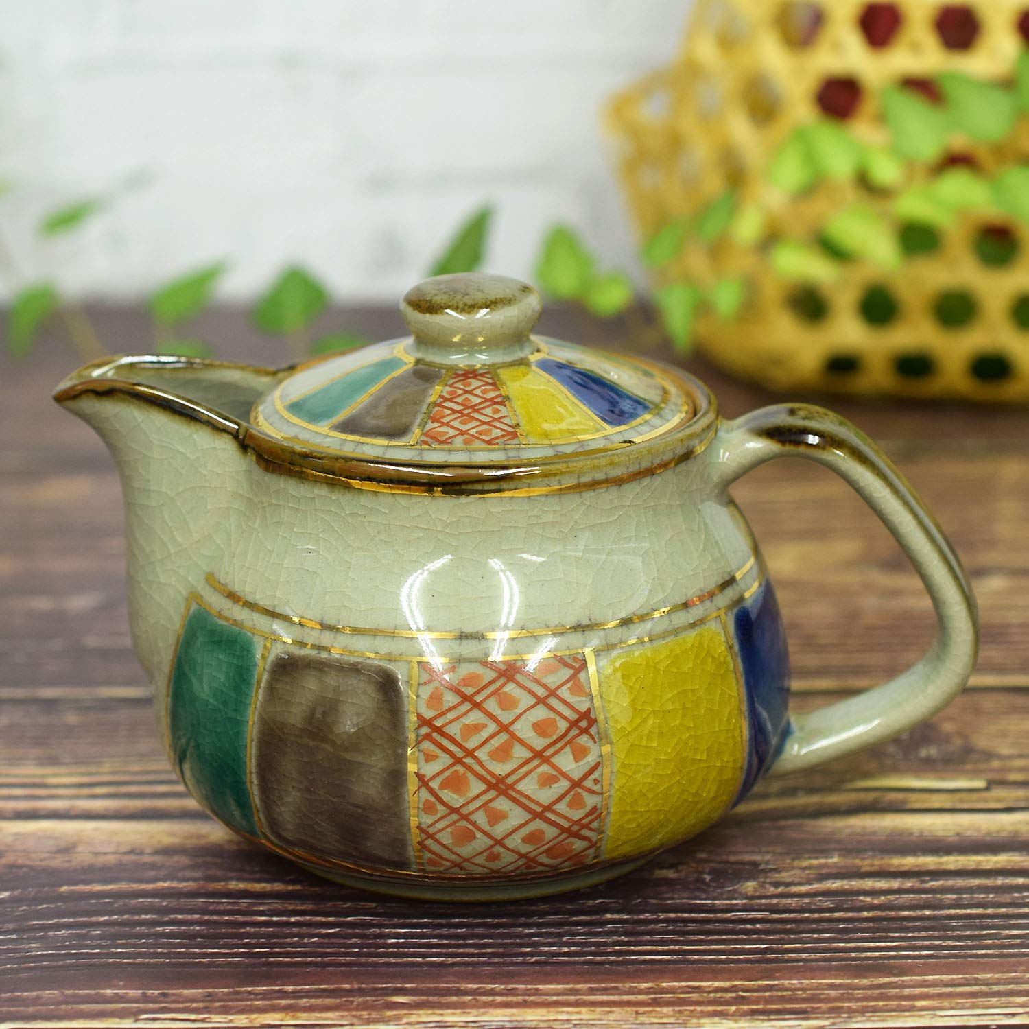 Стильный чайник Кутани с дизайном бумажного шара, керамика, сделано в Японии, с ситечком для чая в комплекте
Стильный чайник Кутани с дизайном бумажного шара, керамика, сделано в Японии, с ситечком для чая в комплекте