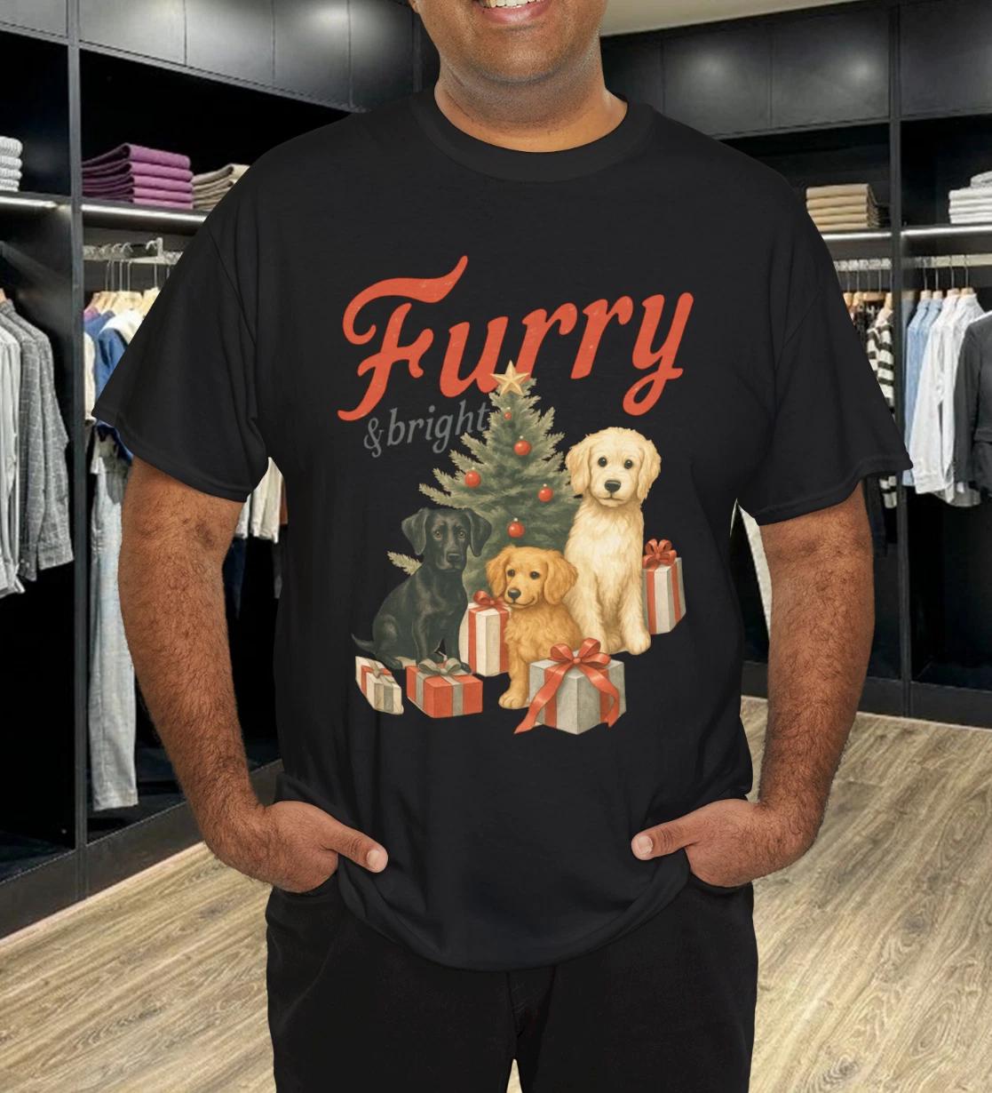 Furry & Bright Vintage Retro Christmas T-Shirt 2XL
Furry & Bright Vintage Retro Christmas T-Shirt 2XL