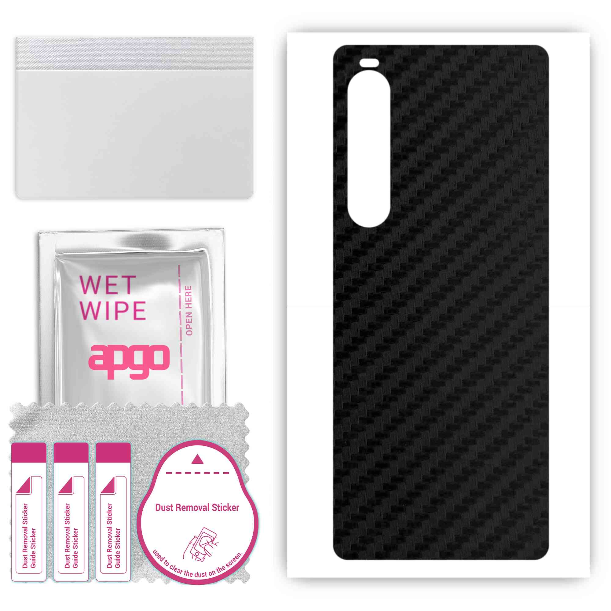 apgo Protective Skin Sticker for the back compatible with Sony Xperia 10 V, Wrap Film, Foil, Vinyl - Pattern Carbon Black
apgo Protective Skin Sticker for the back compatible with Sony Xperia 10 V, Wrap Film, Foil, Vinyl - Pattern Carbon Black
