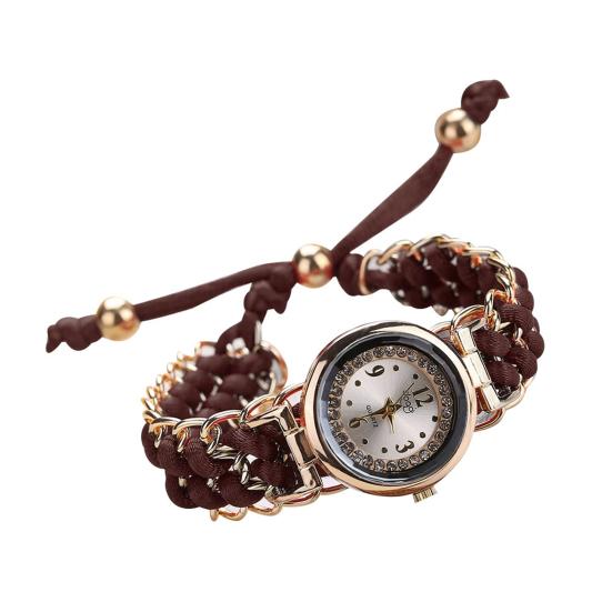 Chronomat Elegant Design Easy to Read 10 Colors Women s Quartz Watch for Travel коричневий
Chronomat Elegant Design Easy to Read 10 Colors Women s Quartz Watch for Travel коричневий