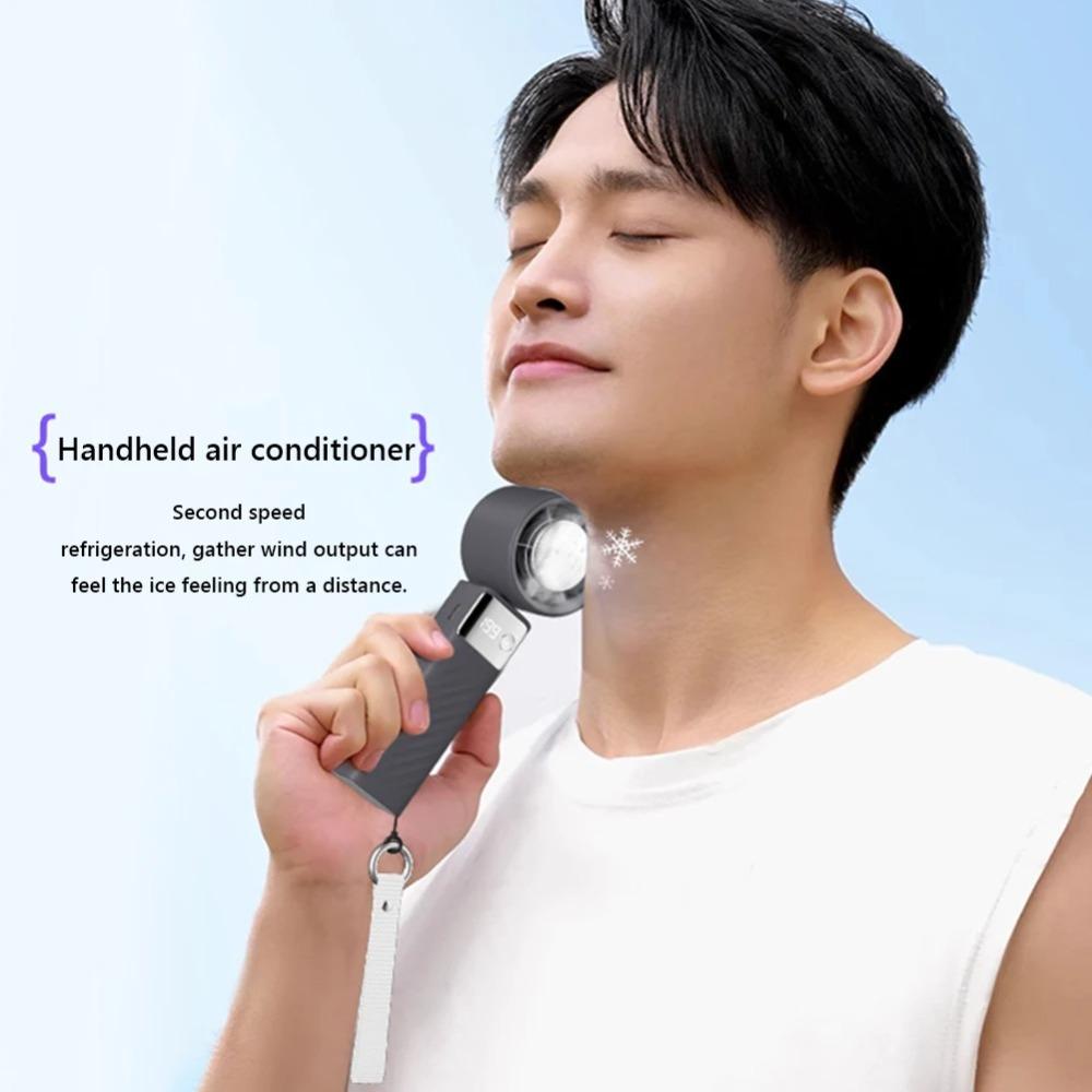 LED Display Handheld Fan USB Rechargeable Foldable Hand Fan Portable Small Table Fan Cooling Fan чорний
LED Display Handheld Fan USB Rechargeable Foldable Hand Fan Portable Small Table Fan Cooling Fan чорний