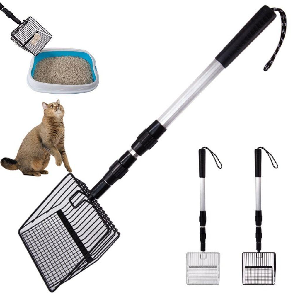 3-Section Cat Litter Scoop Stretchable Poop Sifting Shovel Chicken Coop Rake Debris From Sand Black-A
3-Section Cat Litter Scoop Stretchable Poop Sifting Shovel Chicken Coop Rake Debris From Sand Black-A