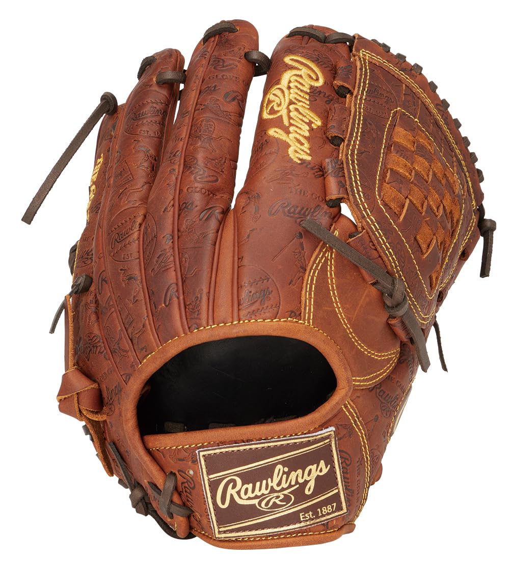 Rawlings HOH RETRO STAMP Baseball Glove inches All-Around (GR6HSN65) - Softball, Timber, 11.75 (Left-handed)
Rawlings HOH RETRO STAMP Baseball Glove inches All-Around (GR6HSN65) - Softball, Timber, 11.75 (Left-handed)