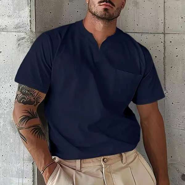 Summer New Muscle Men S Fitness T-Shirt Men S Micro Elastic Half Sleeve Top Summer V-Neck Pocket Short Sleeve Men S XXL темно-синий
Summer New Muscle Men S Fitness T-Shirt Men S Micro Elastic Half Sleeve Top Summer V-Neck Pocket Short Sleeve Men S XXL темно-синий