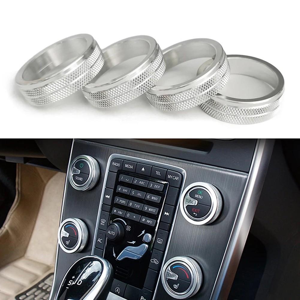 Silver Alloy Air Conditioning & Audio Knobs For VOLVO XC60 S60 S80 V40
Silver Alloy Air Conditioning & Audio Knobs For VOLVO XC60 S60 S80 V40
