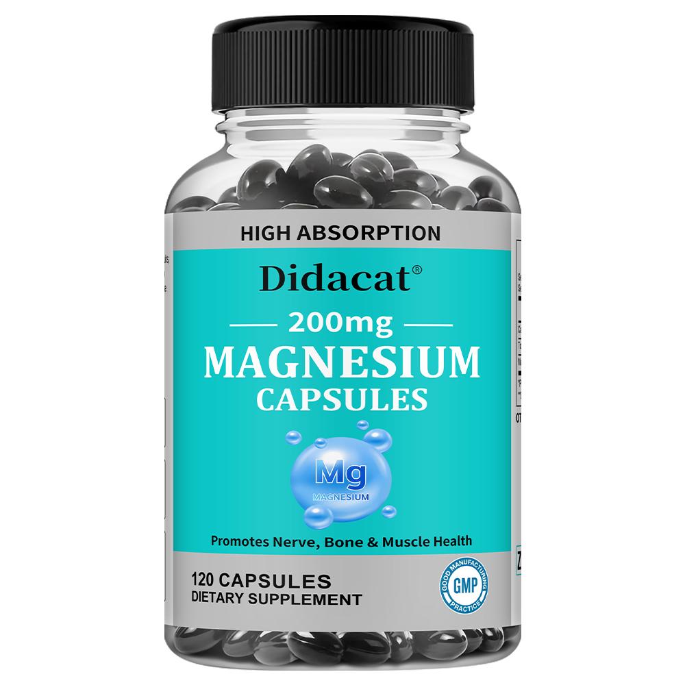Magnesium Citrate 200 Mg Dietary Supplement, High Absorption, 120 Capsules Per Bottle 120 Capsules
Magnesium Citrate 200 Mg Dietary Supplement, High Absorption, 120 Capsules Per Bottle 120 Capsules