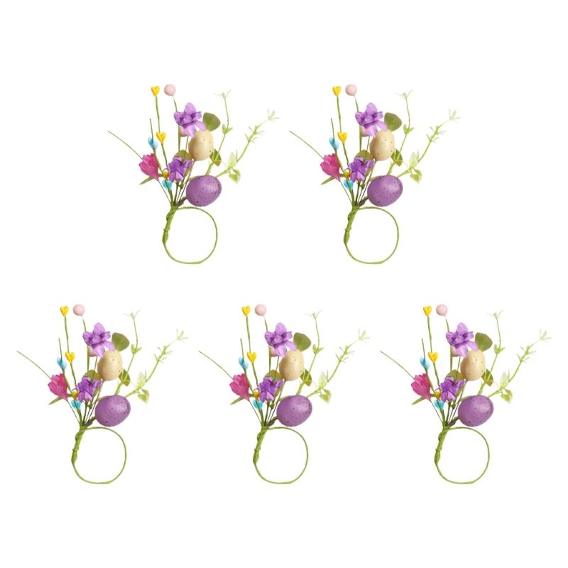 Set Of 5 Easter Spring Colorful Eggs Napkin Rings Napkin Holders For Table Decorations And Party Supplies 1
Set Of 5 Easter Spring Colorful Eggs Napkin Rings Napkin Holders For Table Decorations And Party Supplies 1