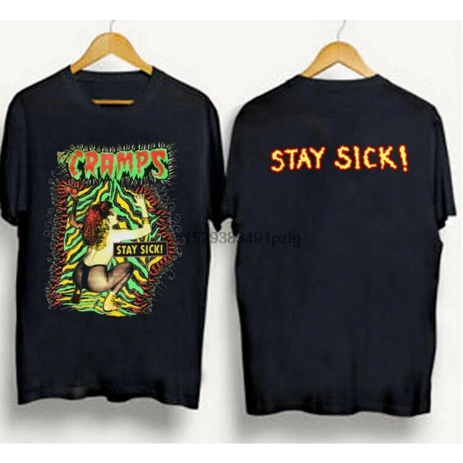 Retro The Cramps 1990 Stay Sick T-shirt Tour T-shirt Suitable for Fans, Unisex Style, Suitable for All Seasons XXXXXL чорний
Retro The Cramps 1990 Stay Sick T-shirt Tour T-shirt Suitable for Fans, Unisex Style, Suitable for All Seasons XXXXXL чорний