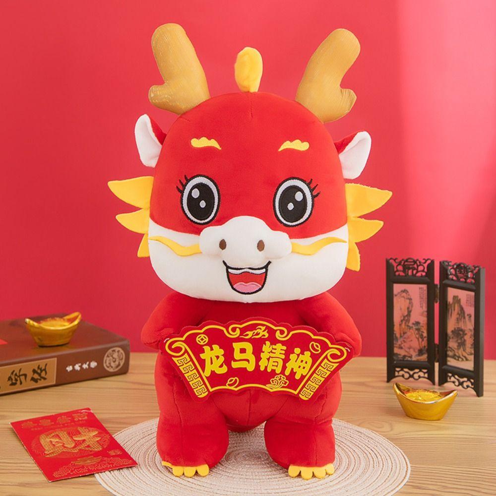 Plush Dragon Year Doll Soft New Year Dragon Ornaments Cute Dragon Zodiac Plush Toy Home
Plush Dragon Year Doll Soft New Year Dragon Ornaments Cute Dragon Zodiac Plush Toy Home