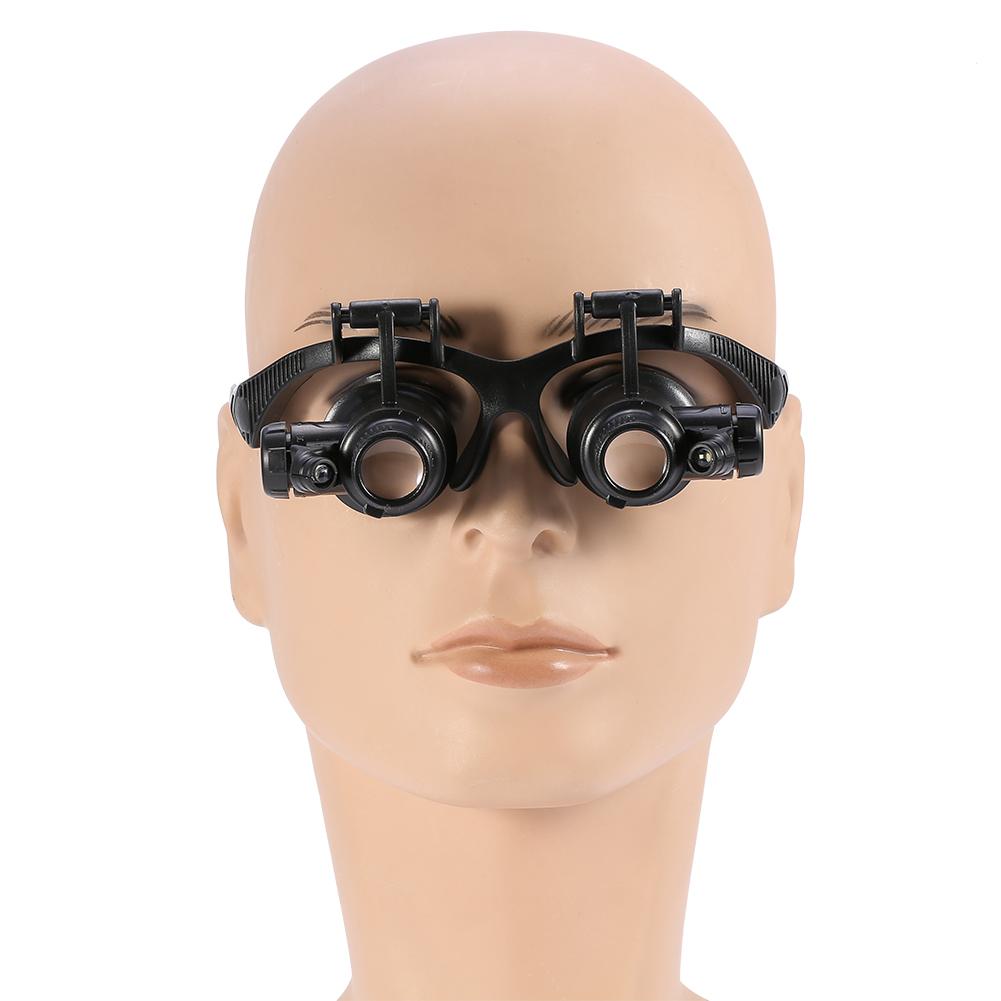 New Head Wearing Magnifying Lens Double Eye Jewelry Watch Repair Magnifier Loupe Glasses
New Head Wearing Magnifying Lens Double Eye Jewelry Watch Repair Magnifier Loupe Glasses