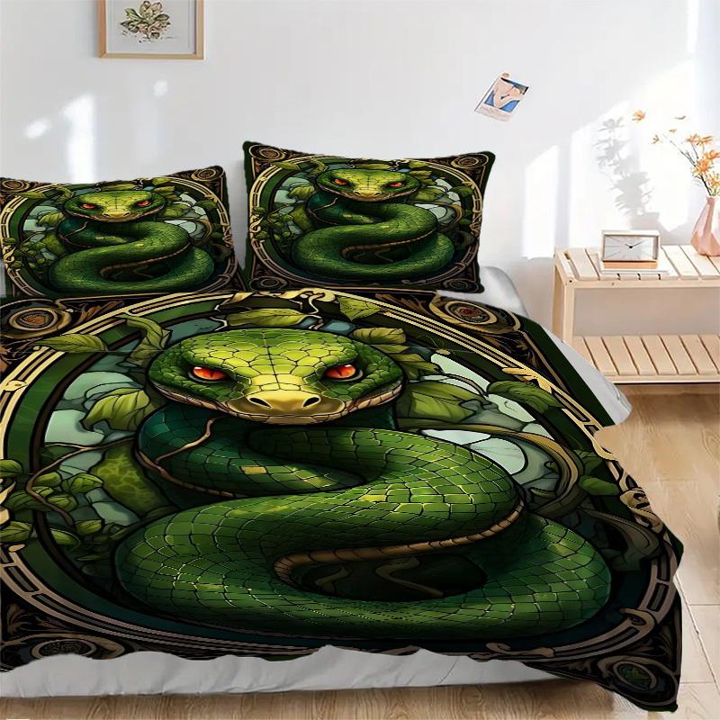 3pcs Serpent Ornament Duvet Cover Set - Machine Washable, Includes 1 Cover and 2 Pillowcases, No Core Included yy251013067 135x200cm
3pcs Serpent Ornament Duvet Cover Set - Machine Washable, Includes 1 Cover and 2 Pillowcases, No Core Included yy251013067 135x200cm