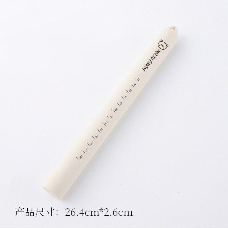 Household Silicone Rolling Pin Solid Non-stick Tape Scale Hanging Hole for Pasta Making Pottery Creation Tool
Household Silicone Rolling Pin Solid Non-stick Tape Scale Hanging Hole for Pasta Making Pottery Creation Tool
