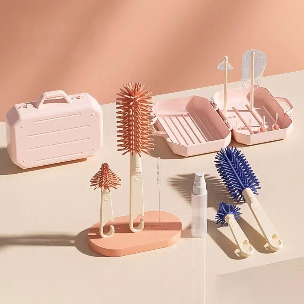 Легко моющийся набор щеток для бутылок Сушилка для детских бутылочек Скребок для бутылок Набор чистящих инструментов синий
Легко моющийся набор щеток для бутылок Сушилка для детских бутылочек Скребок для бутылок Набор чистящих инструментов синий