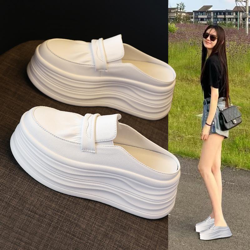 HK9876 Thick-soled inner height increase Small lazy person one-pedal bag head slippers Women s spring versatile white shoes 34 белый
HK9876 Thick-soled inner height increase Small lazy person one-pedal bag head slippers Women s spring versatile white shoes 34 белый