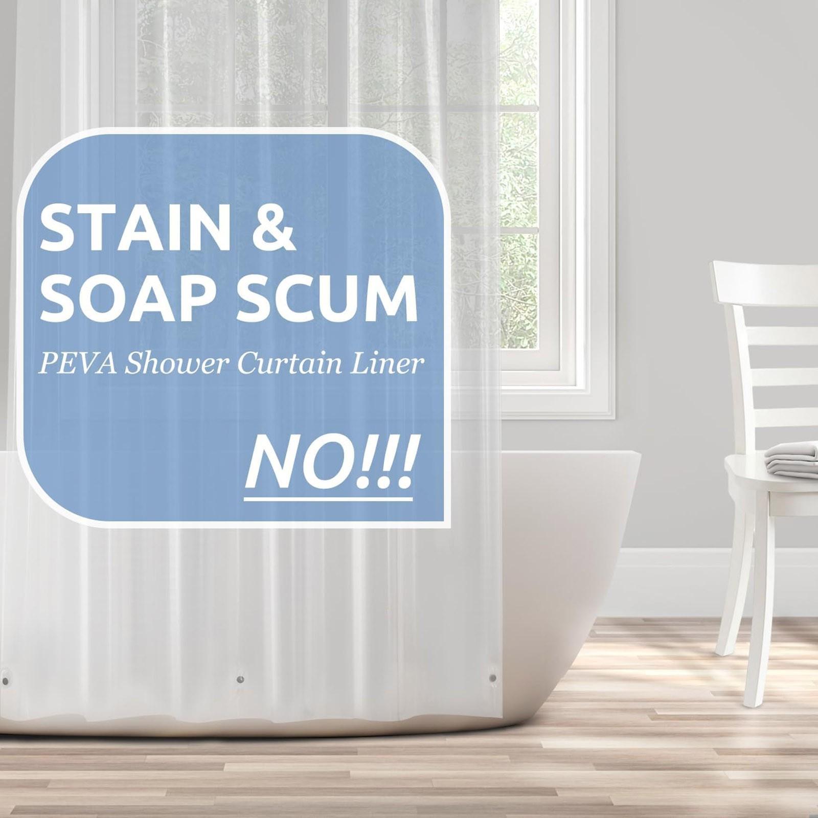 Прозрачная подкладка для занавески для душа, водонепроницаемая пластиковая подкладка для занавески для душа, милая и легкая занавеска для душа из PEVA для ванной комнаты
Прозрачная подкладка для занавески для душа, водонепроницаемая пластиковая подкладка для занавески для душа, милая и легкая занавеска для душа из PEVA для ванной комнаты