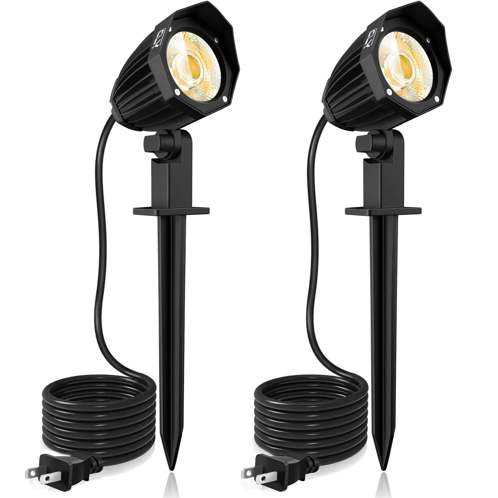 CLY LED Garden Light Bulb Color 3000K Path Light Set of 2 AC100V 9W Spotlight Always On High Brightness 1050LM Embedded Sign Light Up Lawn Light IP66
CLY LED Garden Light Bulb Color 3000K Path Light Set of 2 AC100V 9W Spotlight Always On High Brightness 1050LM Embedded Sign Light Up Lawn Light IP66